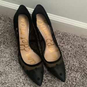 Sheer polka dot Sam edelman pumps